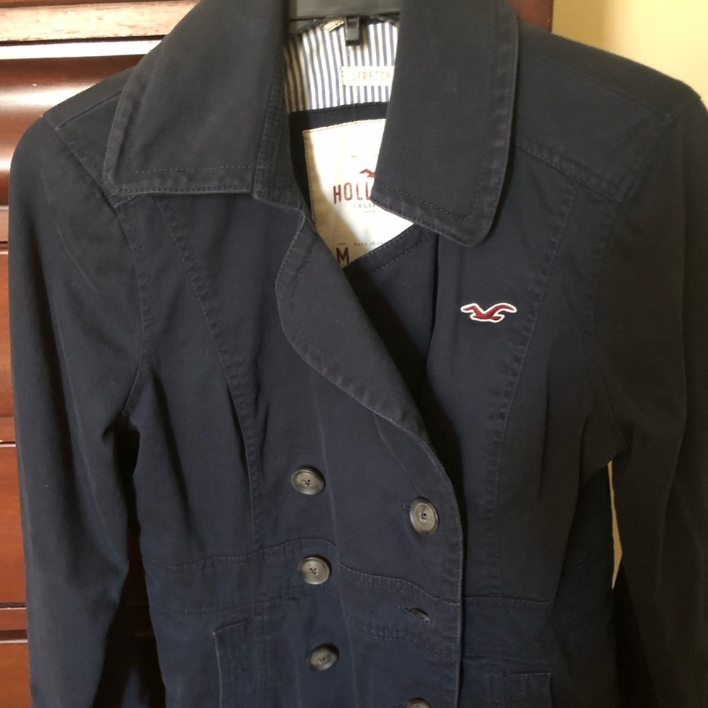 Blue medium vintage Hollister Jacket